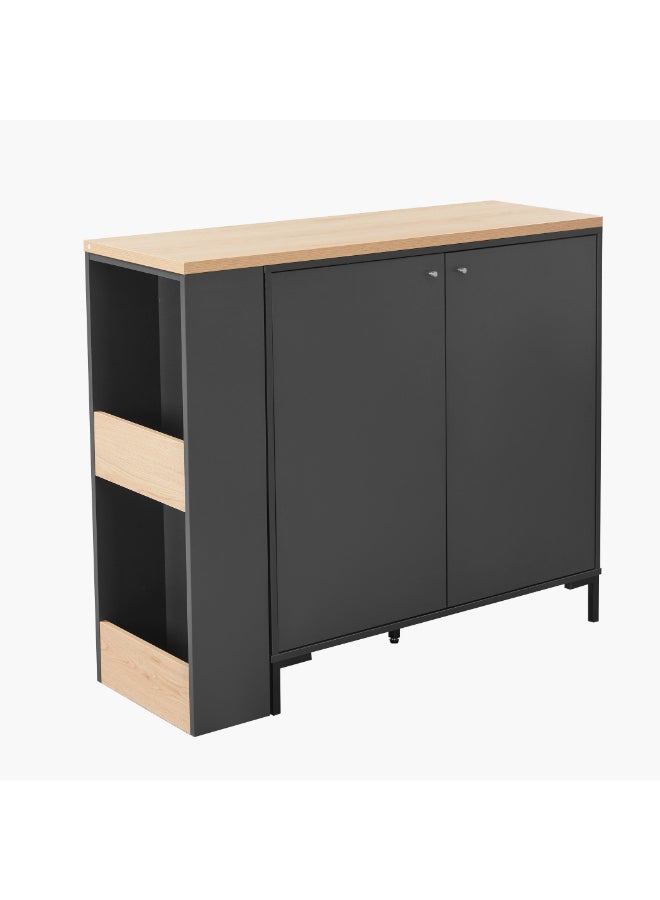 Home Box Siesta Bar Table with Side Cabinet - Image 5